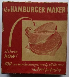 Vintage Hamburger Presse im Originalkarton Littco, Littlestown, PA - Bild 1 von 7