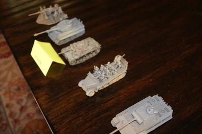 Escala 1/72, plástico usado, tanques alemanes de la Segunda Guerra Mundial, 1/2 vía, obús de 88 mm Foto 1 de 4