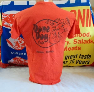 DUNE DOG CAFE T-Shirt Herren Medium Meeresfrüchte Strand Bar Hot DOGS JUPITER FLORIDA - Bild 1 von 4