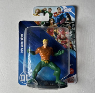 Minifigura de la Liga de la Justicia Aquaman Micro Colección *Nuevo Paquete Sellado* GGJ13 Foto 1 de 3