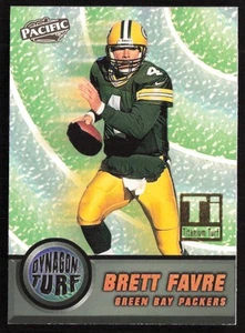 1998 Pacific Dynagon Turf Titanium #/99 Brett Favre #7 Green Bay Packers - Picture 1 of 2