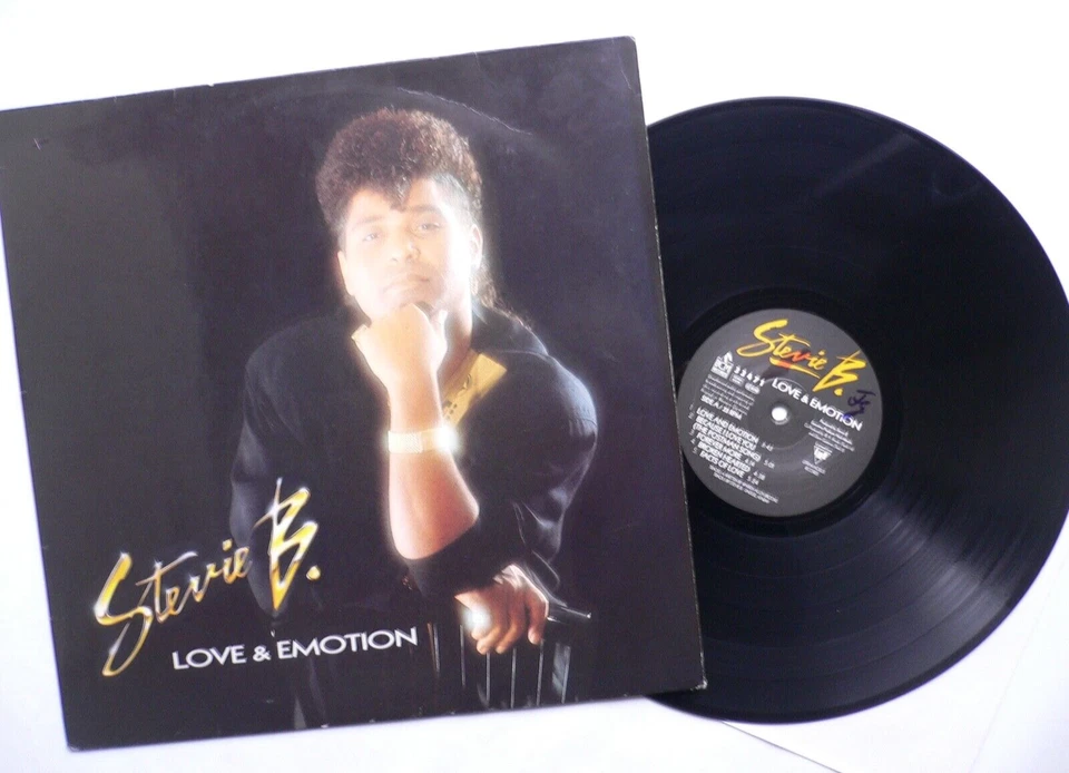 STEVIE B. - LOVE & EMOTION - LP ALBUM - GER 1990 - BCM 33471 - Bild 1 von 4
