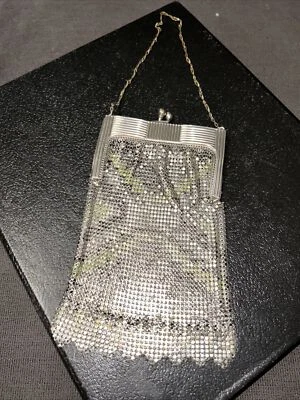 Antique Art Deco Flapper Era Metal Hand Bag Purse 1920's Era AS IS - Изображение 1 из 4