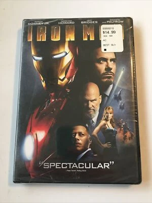 Marvel Iron Man (DVD, 2008, Widescreen) New Factory Sealed - Image 1 of 3