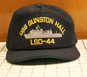 Cappello berretto baseball vintage USS Gunston Hall LSD 44 regolabile made in USA - Foto 1 di 7