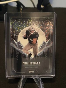 2024 Topps Midnight Brock Bowers Nightball /35 #NB-13 - Foto 1 di 2