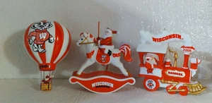 3 WISCONSIN DACHSE 1 GREEN BAY PACKERS DANBURY NEUWERTIG WEIHNACHTSSCHMUCK - Bild 1 von 10