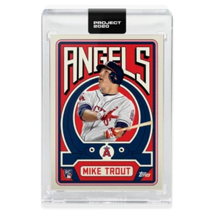 2020 TOPPS PROJECT 2020 #187 MIKE TROUT - BY GROTESK - Picture 1 of 2