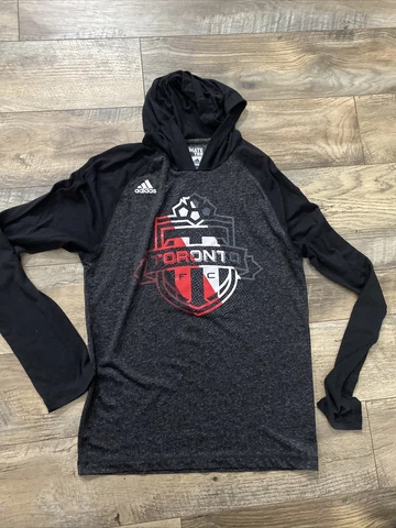 Adidas Toronto FC Long Sleeve Hooded Shirt Mens Size Small Cover