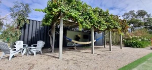 40ft Tiny Home. Converted shipping container perfect for airbnb/home office - Picture 1 of 11