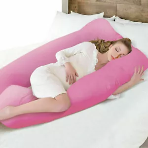 Maternity Pillow Pregnancy Nursing Sleeping Body Support Feeding Boyfriend NEW - Picture 1 of 17