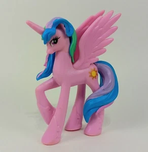 My Little Pony MLP Pink Princess Celestia 4.5 inch Vinyl Figure Toy 2010 Hasbro - Picture 1 of 6