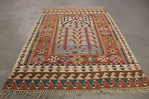 ANTIK Handgeknüpfter alte kazak Kilim 177 x 120 cm - Bild 1 von 7