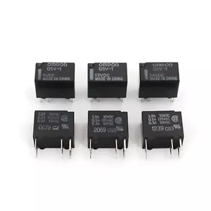 10Pcs Omron G5V-1 DC5V/12V/24V 6-Pin SPDT PCB Mount Mini Signal Relay - Picture 1 of 9
