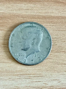 Medio dólar Kennedy 1973 vintage sin marca de ceca - Imagen 1 de 4