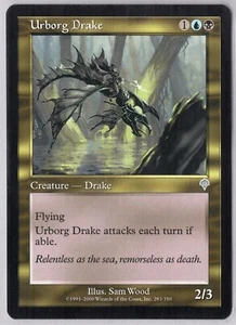 1x Urborg Drake - Invasion - Light Play - Picture 1 of 1