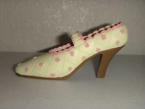 Vintage Sammlerstück kleine Harz Damen High Heel Schuh Figur 4" (L) x 1,5" (H) - Bild 1 von 7