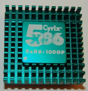 Cyrix 5x86-100GP 100 Mhz 5x86 Socket 2/3 CPU (120Mhz capaz) - Imagen 1 de 3
