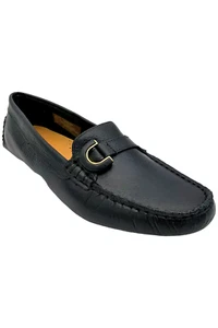 Rockport Women's Leather Ring Detail Loafers Bayview Black - Picture 1 of 3