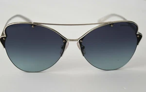 Tiffany & Co. Auténticas gafas de sol plateadas azul TF3063 6001/9S 64-12-140 - Imagen 1 de 4