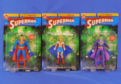 Figuras DC DIRECT 21 PUNTOS SUPERMAN, SUPERGIRL Y BIZARRO 2003 SIN USAR, EN CAJA Foto 1 de 4