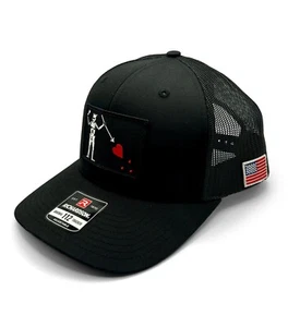 Blackbeards Flag USA Flag Patch Hat Richardson 112 SnapBack Black | Edward Teach - Picture 1 of 3