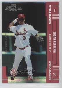 2005 Playoff Prestige Xtra Bases Red /150 Edgar Renteria #3