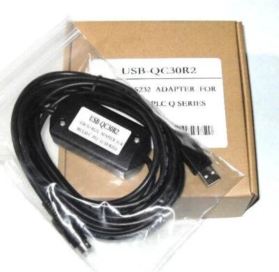 USB-QC30R2 USB to RS232 PLC Cable USB-round 6-pin For Mitsubishi Q series PLC - Image 1 of 4