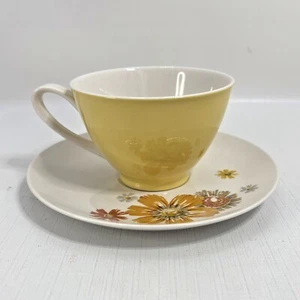 Piattino tazza calendula Kokura Ware ricambio nucleo cottage anni 50 made Japan vintage - Foto 1 di 5