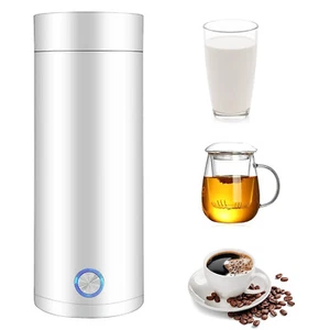 Bollitore Elettrico da Viaggio 400ML Bollitore Elettrico Portatile Thermos - Foto 1 di 12