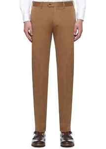 CARUSO light brown cotton chino pants 36 US authentic NWT business casual Italy