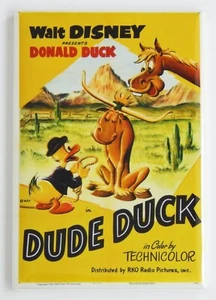 Dude Duck KÜHLSCHRANKMAGNET Filmposter Donald Duck - Bild 1 von 3
