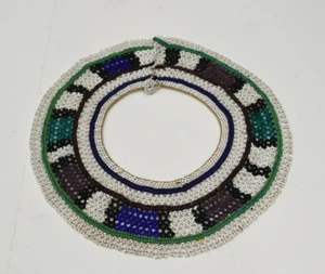 African Ndebele Tribe Colorful Beaded Collar RSA - Picture 1 of 2