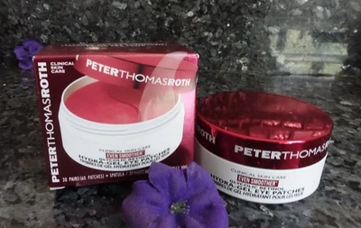Peter Thomas Roth hydra gel eye patches new in box 30 pairs 60 patches - Image 1 of 4