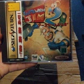 Earthworm Jim2 Sega Saturn With Belt At That Time