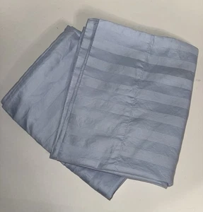 2) FEDERE STANDARD CALIFORNIA DESIGN DEN 100% COTONE EXTRA LUNGO FIOCCO BLU - Foto 1 di 1