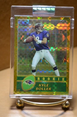 2003 Topps Chrome Football - #230 Kyle Boller - Gold X-Fractor  RC  62/101 - Image 1 of 2