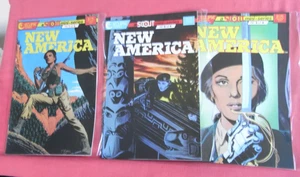 NEW AMERICA #1, 2, 4 - A Scout mini-series (1987 Eclipse) - Picture 1 of 4