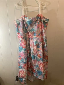City Chic XL (22) Midi Solero Correas Ajustables Bolsillos Multi Floral - Imagen 1 de 6