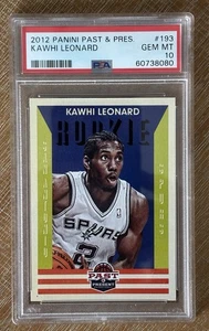 2012 Panini Past & Present Kawhi Leonard #193 PSA 10 Spurs - Picture 1 of 2