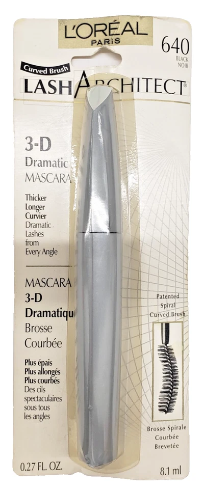 NEW L'OREAL 3-D DRAMATIC THICK EYE LASHES -640 BLACK - Image 1 of 1