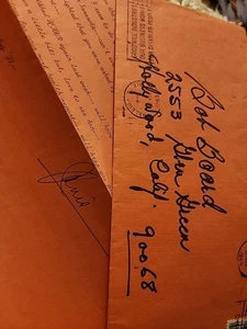 JANIS CARTER SIGNED BOB BOARD WHN HARRY MET SALLY NORA EPHRON DEAD POETS SOCIETY - Picture 1 of 19