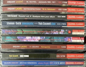Bulk lot of CHANNEL CLASSICS Classical CDs (Piano) As Pictured E01 - Imagen 1 de 2