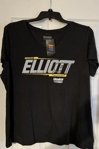 Chase Elliot Hendrick Motorsport Damen XXXL / V-Ausschnitt T-Shirt Neu mit Etikett - Bild 1 von 4