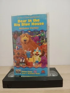 Bear In The Big Blue House - Birthday Parties - VHS Tape PAL Jim Henson Rare - Picture 1 of 2