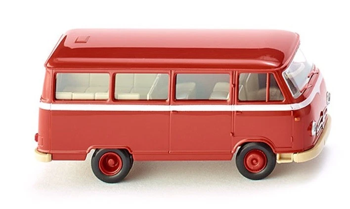 WIKING, BORGWARD AUTOBUS B 611 Rosso (1957), 1/87,  WIK027099 - Immagine 1 di 1