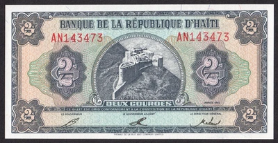 Haiti - 2 Gourdes - 1992 - UNC - Photo 1/2