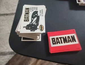 TOPPS~BATMAN~ # 1~MOVIE~1989 COMPLETE HAND COLLATED SET 1~132  CARDS 22 STICKERS - Picture 1 of 6