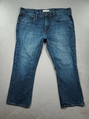 Gap 1969 Jeans Mens 40x30 Blue Bootcut Mid Rise Dark Wash Preppy Denim - Image 1 of 4