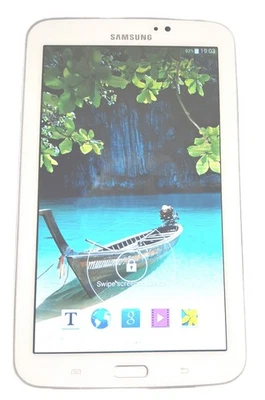 SAMSUNG GALAXY ANDROID TABLET 3-7''-4G-1GB-8GB-WIFI-WHITE [SM-T210] - Image 1 of 4